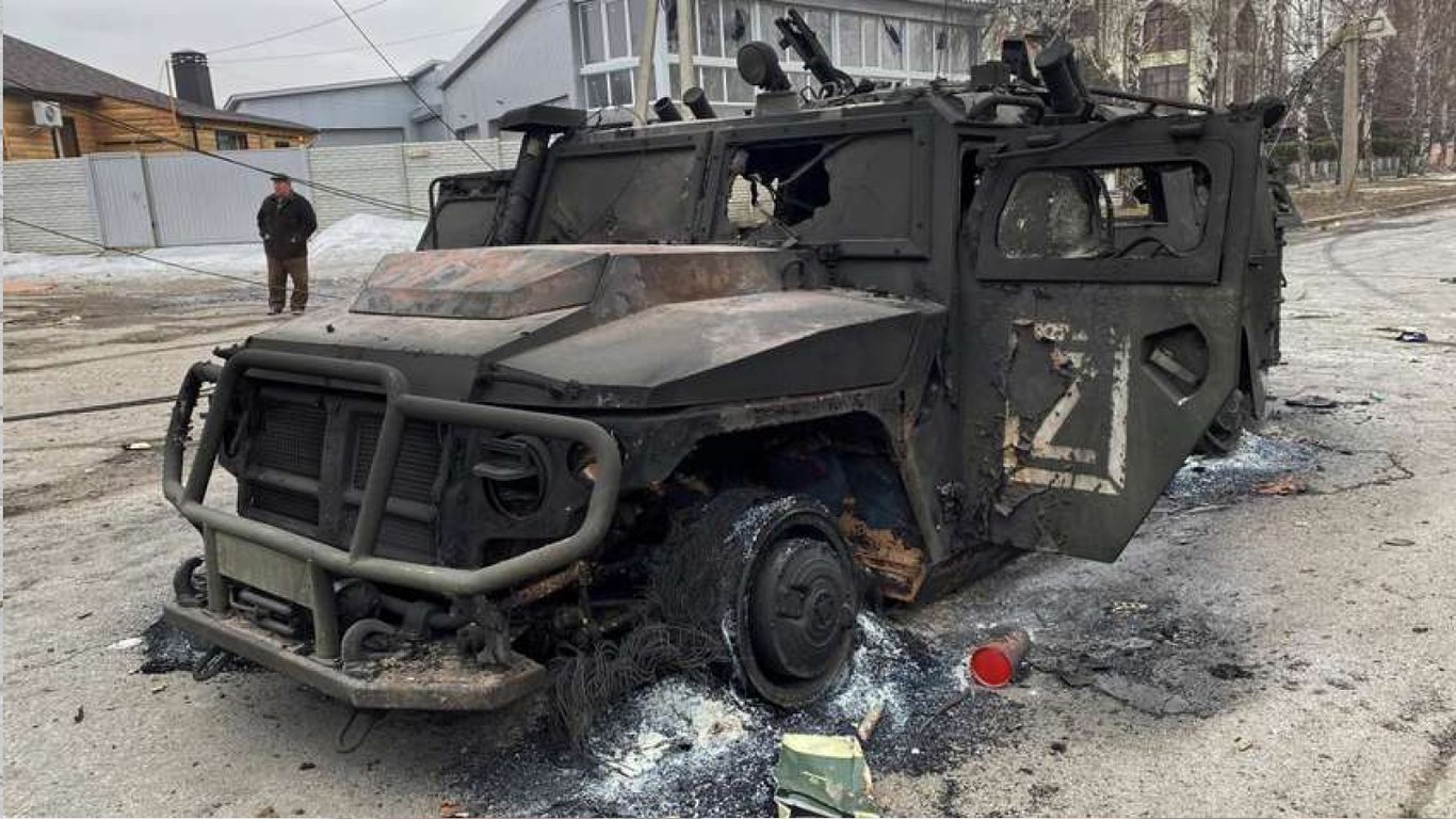 В Новой Каховке партизаны взорвали автомобиль с оккупантами