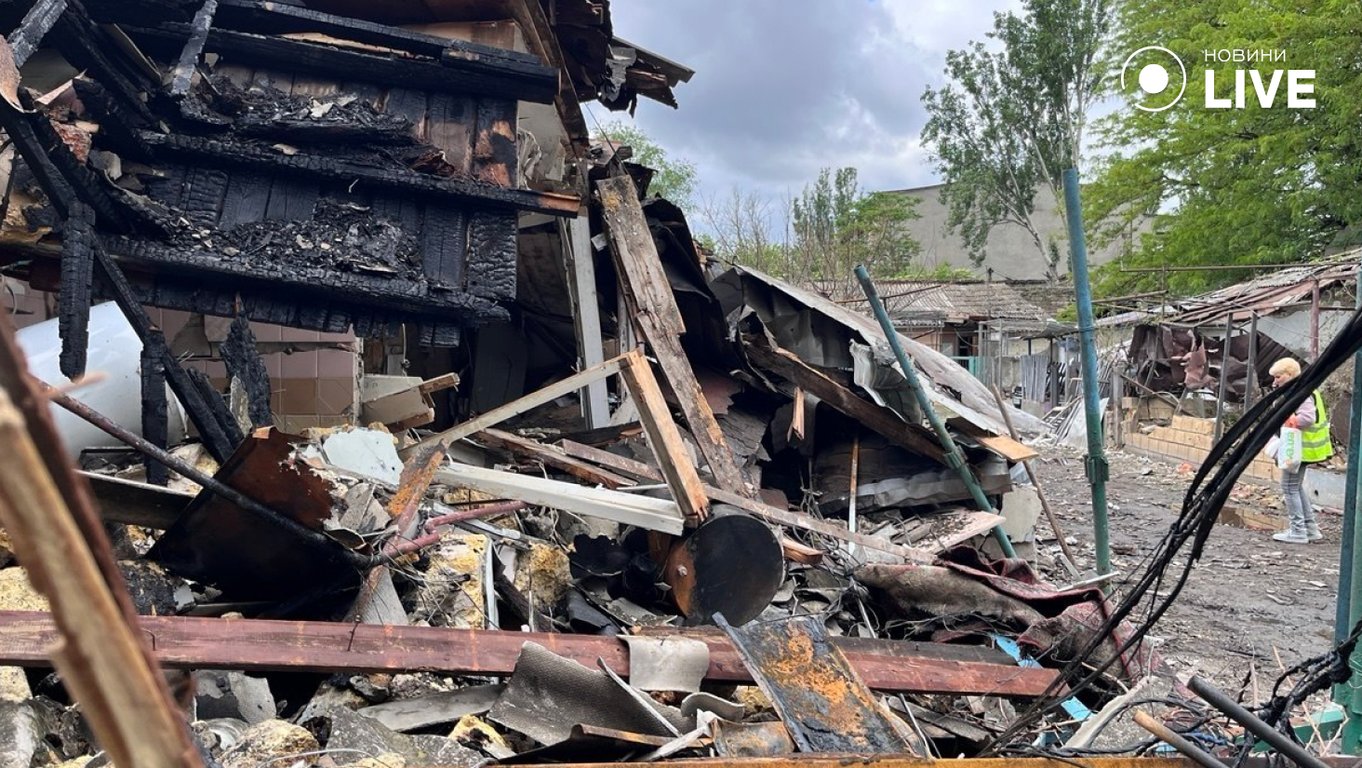 Наслідки обстрілу Одеси