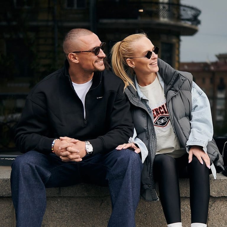 Тарас Цымбалюк со своей любимой Светланой Готочкиной