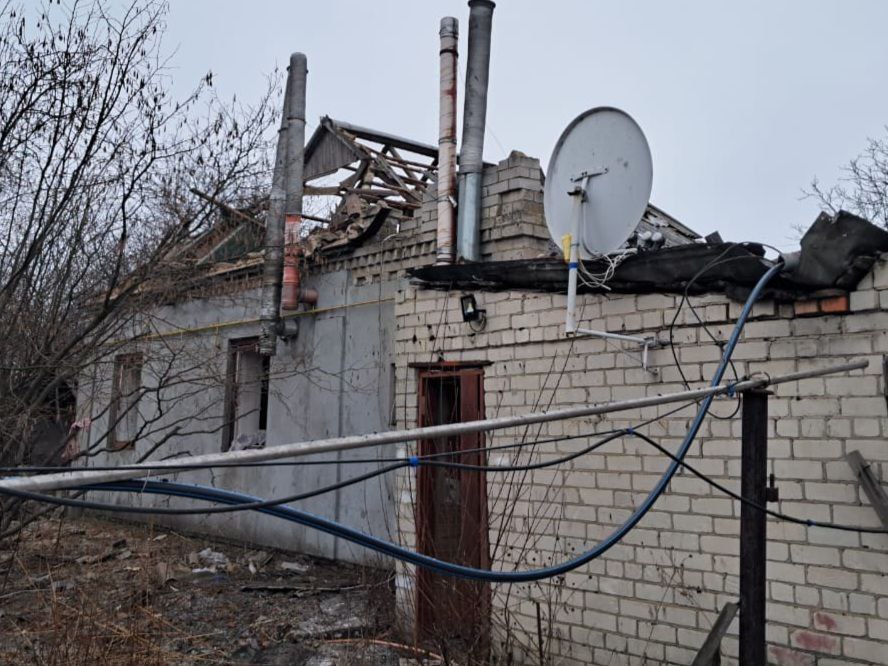 Последствия ракетного удара по Павлограду 23 января