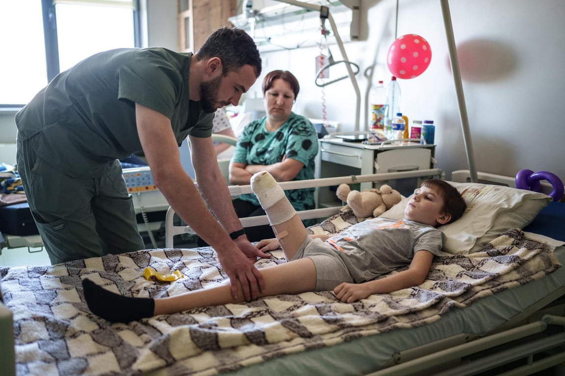 Дитина втратила ногу