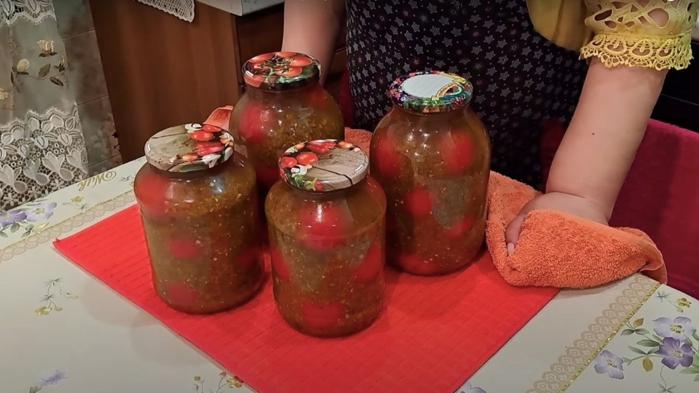 Очень вкусный рецепт маринованных помидор на зиму — пошаговый рецепт YouTube блогера Любани