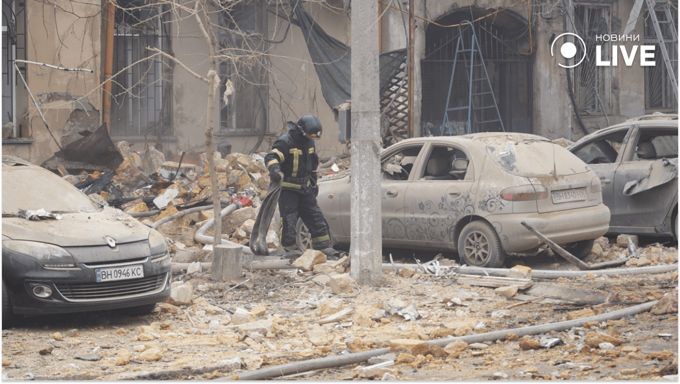 Друга річниця удару по ЖК "Люксембург" в Одесі