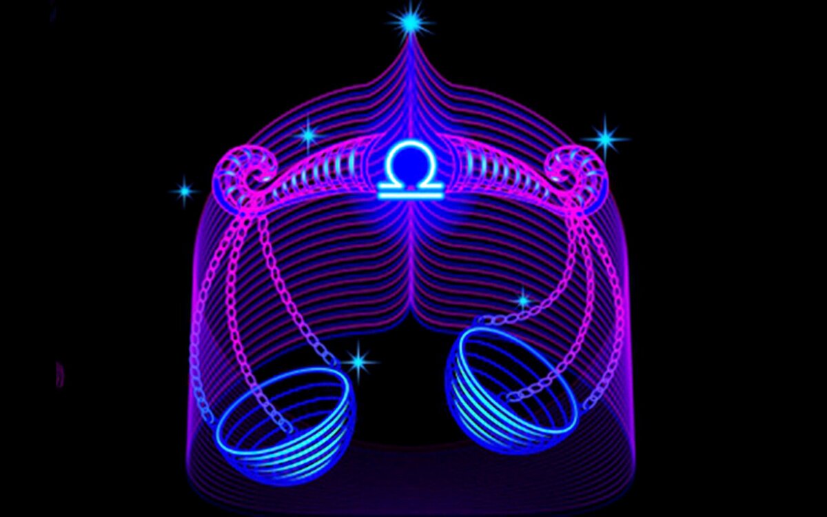 Символ знака Зодиака Весы