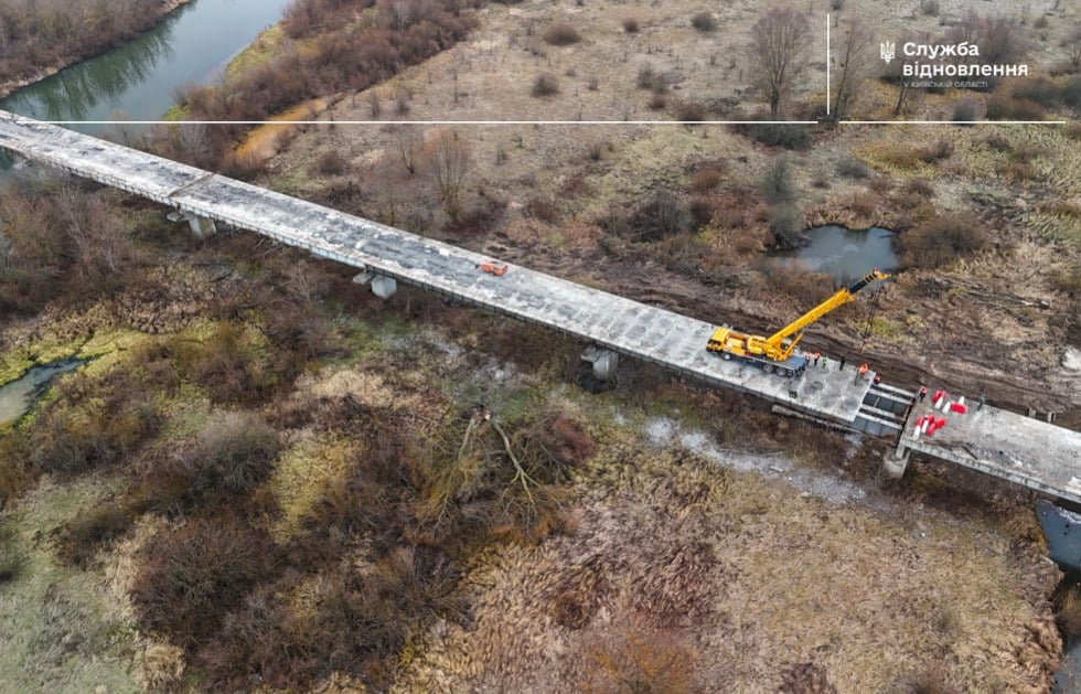 Мост река Тетерев