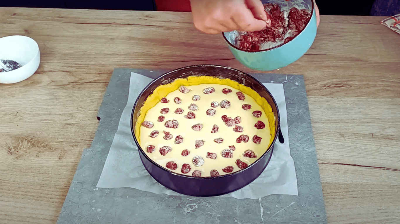 рецепт запіканки з сиром та вишнями