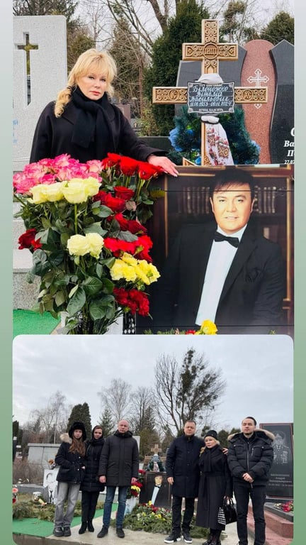 Дружина Віталія Білоножка показала його могилу
