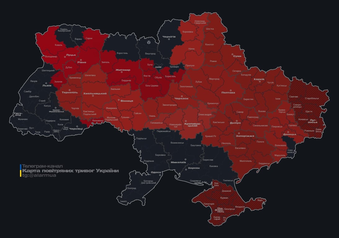Луцьк під ударом дронів 1 квітня