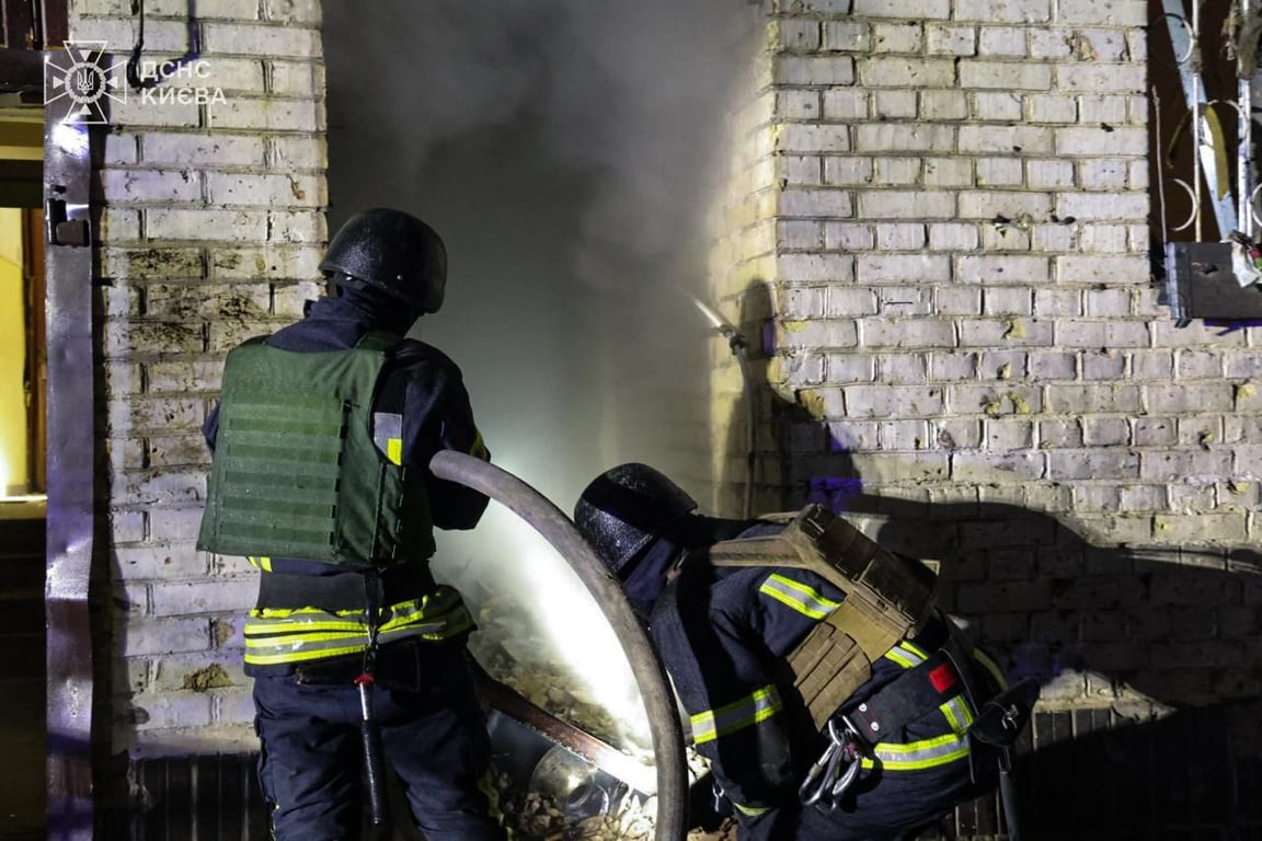 How many people were injured in the shelling of Kyiv on October 23