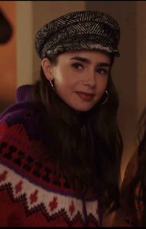 Емілі в капелюшку від Руслана Багінського. Фото: скриншот