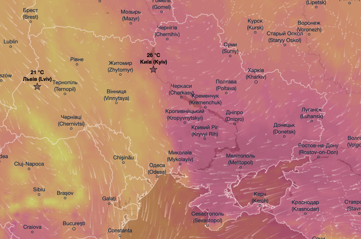 Температурная карта