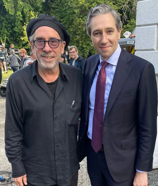 Тим Бертон и премьер-министр Ирландии