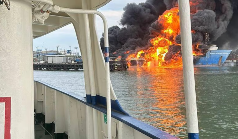 пожар "Конро Трейдер"