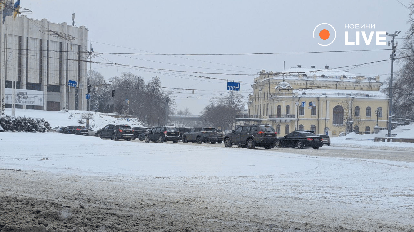 Стан доріг у Києві 5 лютого