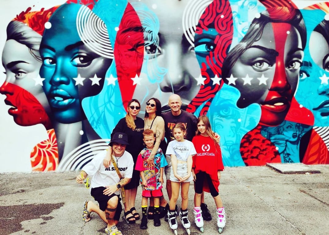 Влад Яма та Анатолій Анатоліч з родинами