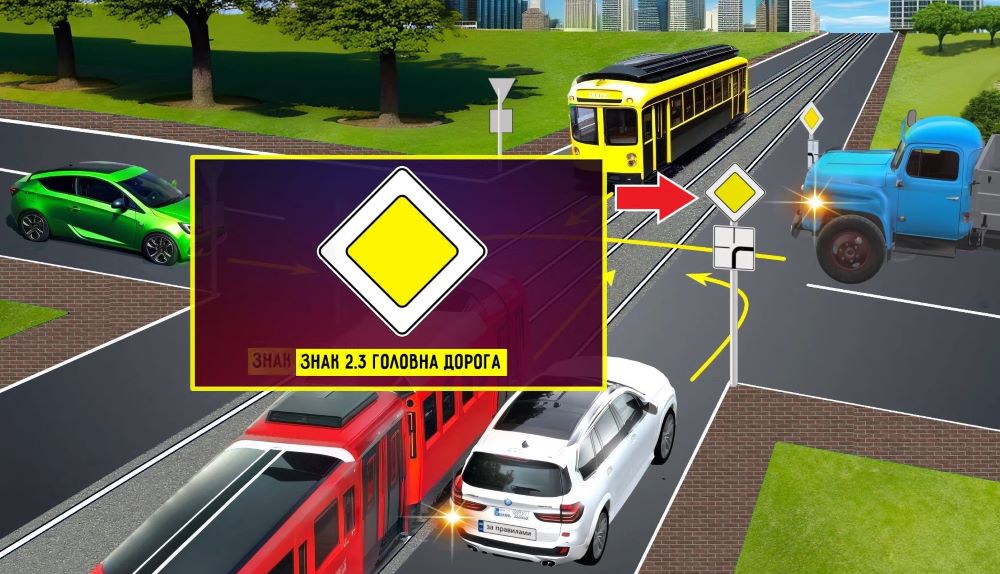 Водії часто помиляються — хто проїде перехрестя третім, згідно з ПДР - фото 2