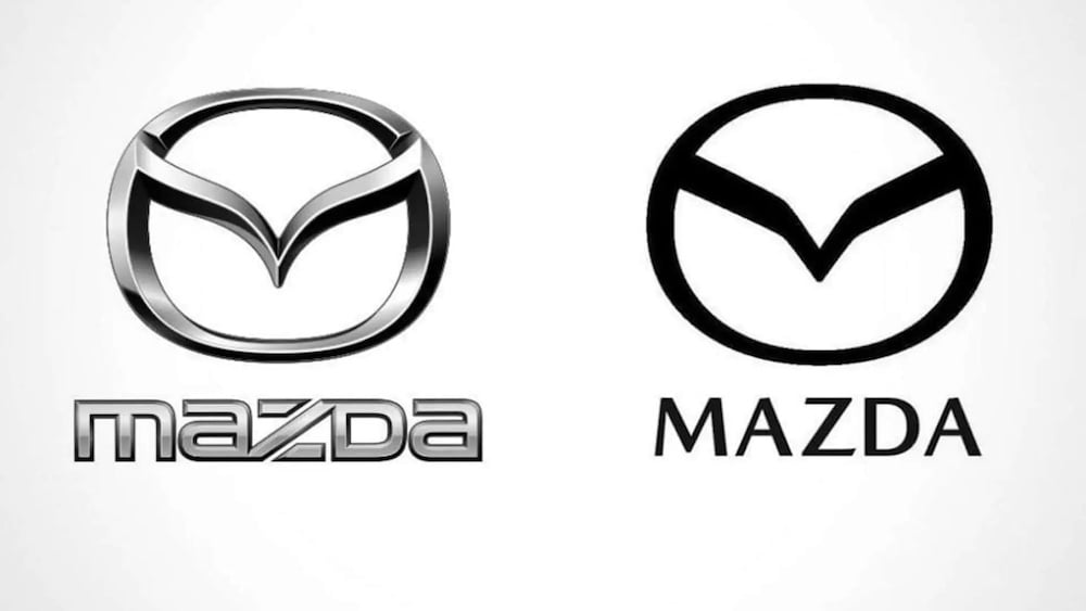 Зміни логотипа Mazda