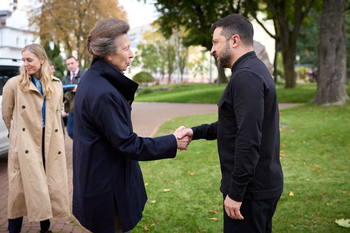Zelensky met with Princess Anne - photo