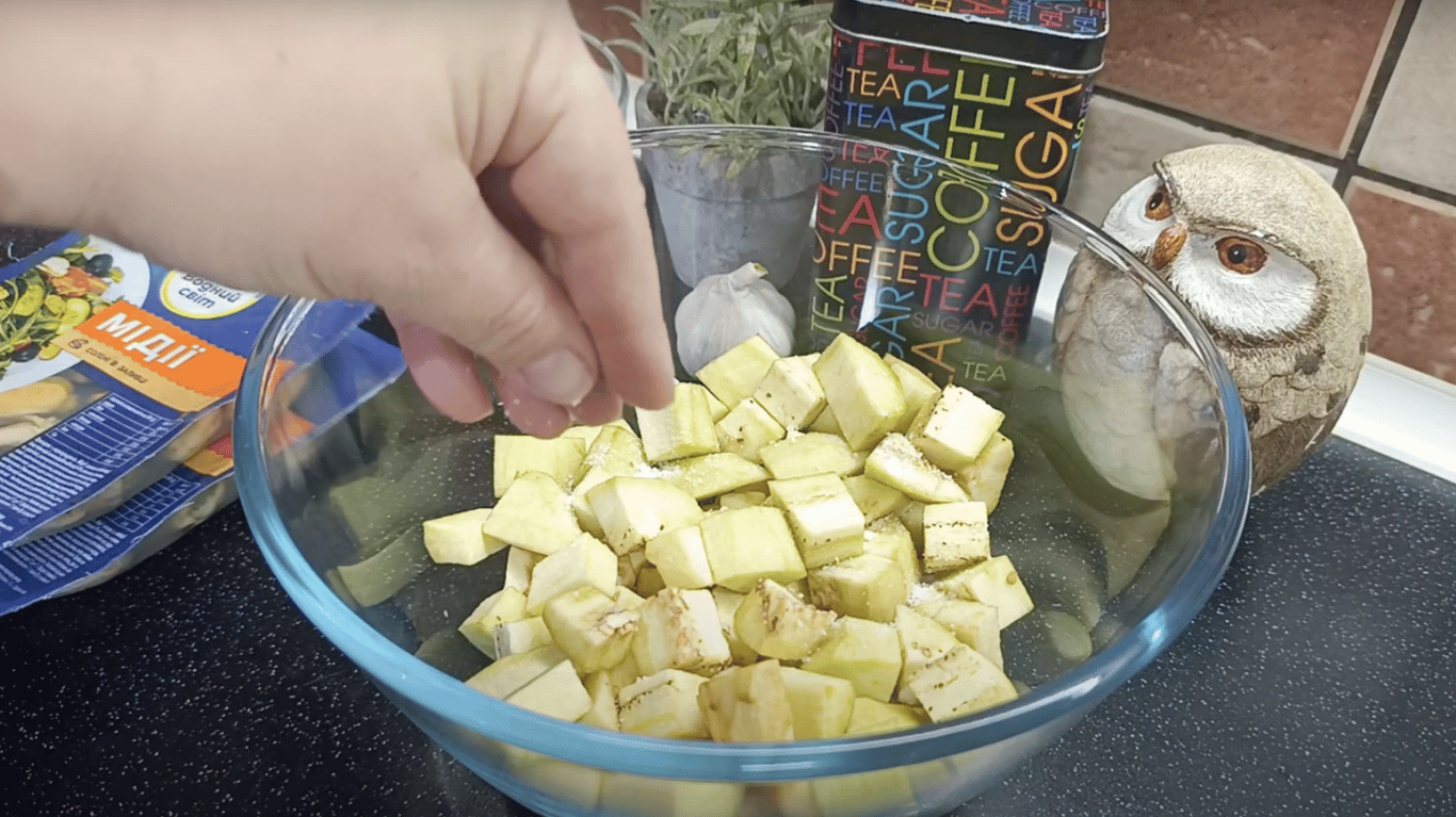 салат з баклажанами