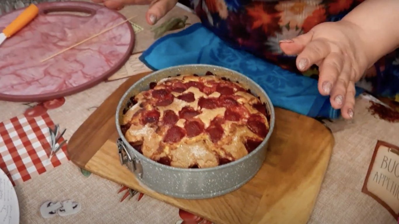 полуничний пиріг із духовки