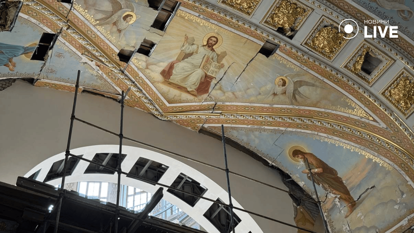 Ракетой по одесскому храму — как идут восстановительные работы - фото 6