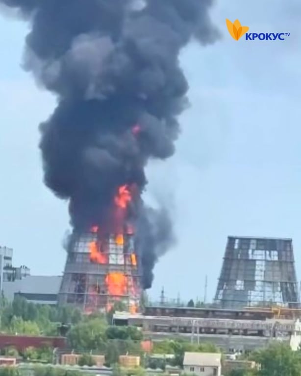 Біла Церква ТЕЦ горить