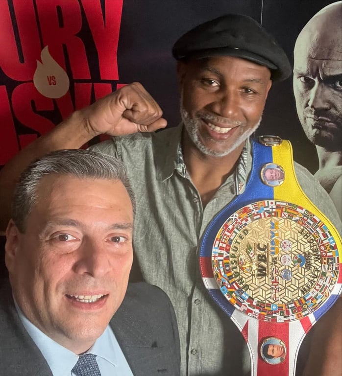 Маурисио Сулейман и Леннокс Льюис