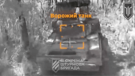 У Третій штурмовій показали ефектні кадри знищення ворожого танку - 285x160