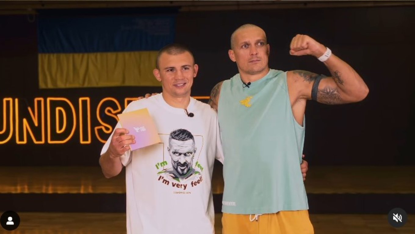 Олександр Усік та Олександр Хижняк