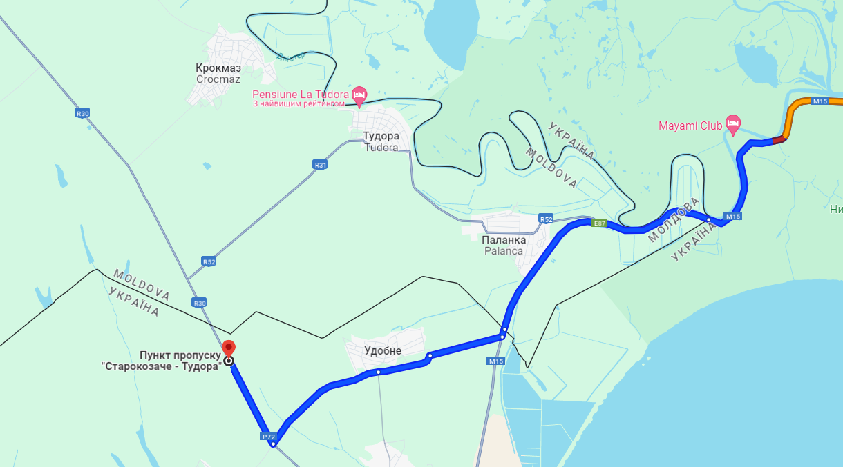 Затори на Старокозаче 15 липня