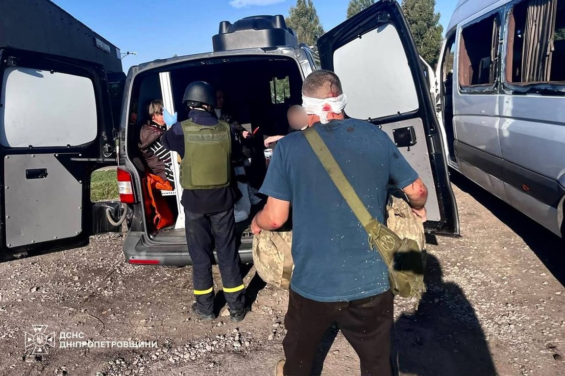 Нікополь удар дроном по маршрутці