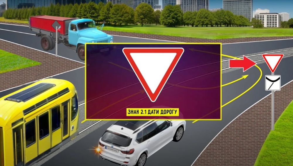 Интересный тест по ПДД — кто проедет перекресток вторым - фото 2