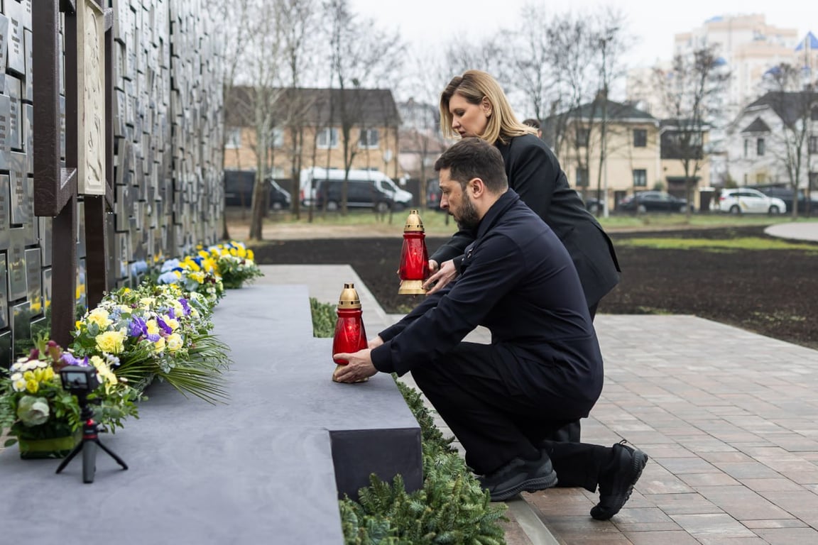 Volodymyr and Olena Zelensky