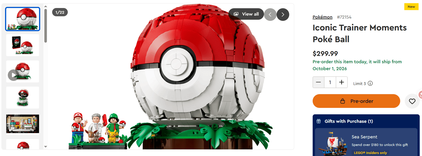 LEGO выпустит большой набор по вселенной Pokemon: как он выглядит и сколько стоит - фото 1