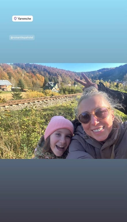 Тоня Матвиенко с дочерью Ниной