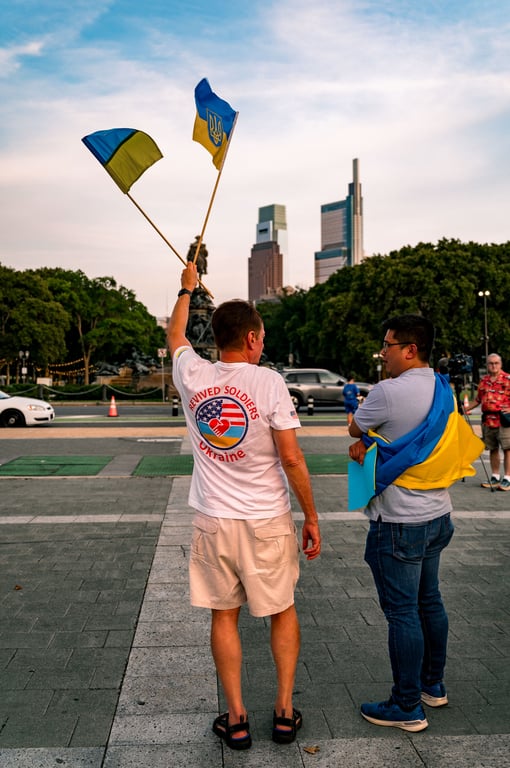 Перед самітом НАТО люди у США вийшли на мітинги проти російської агресії - фото 15