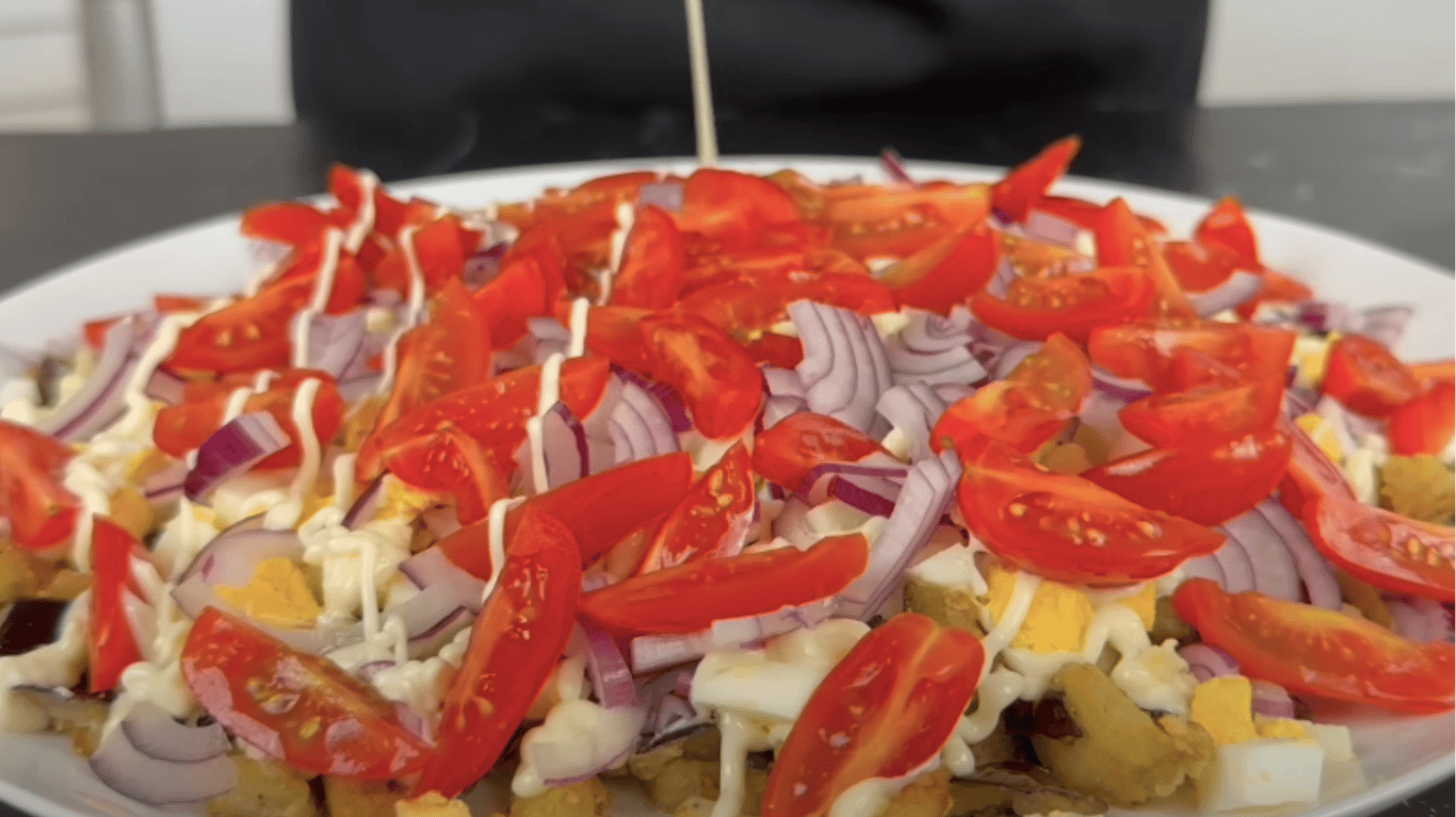 смачний рецепт салату з баклажанами