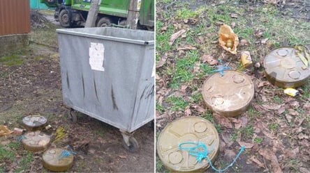 В Днепре в мусорном контейнере обнаружили мешок с гранатами и минами - 285x160