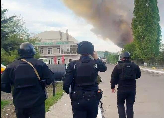 Замок Одеської юридичної академії — обстріл 29 квітня