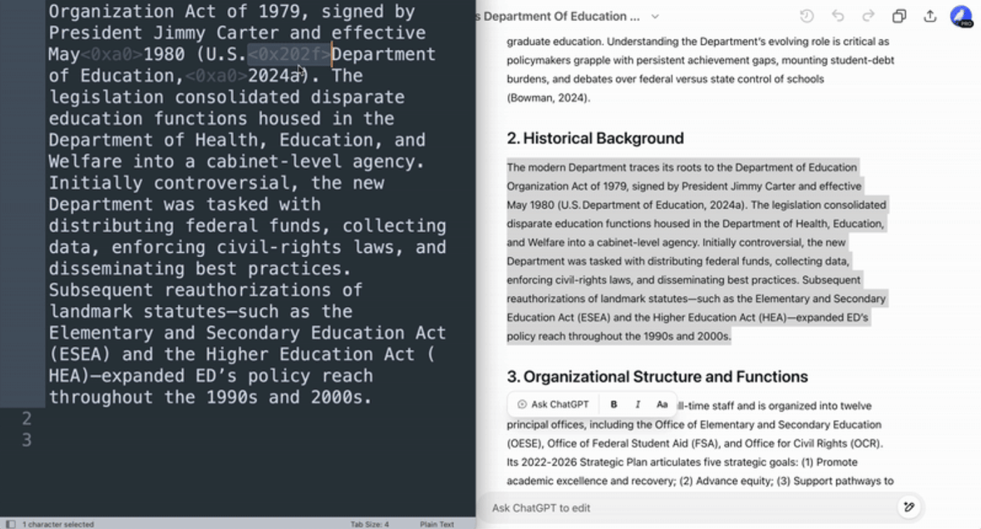 ChatGPT Text Marking