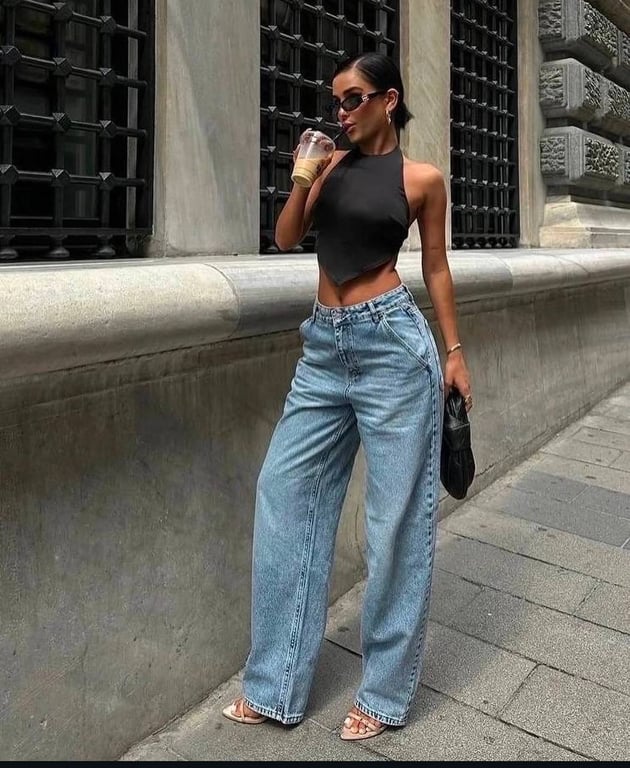 Джинси багі в трендах 2025 року