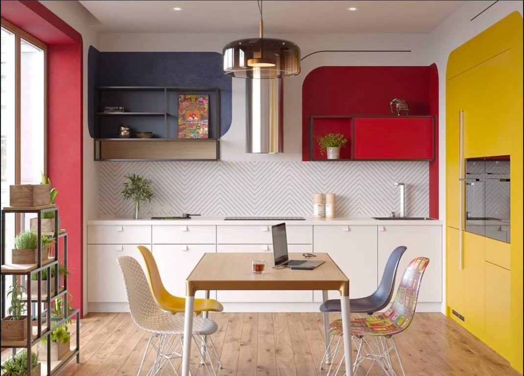 Несподівані відтінки в інтер'єрі можуть мати стильний вигляд