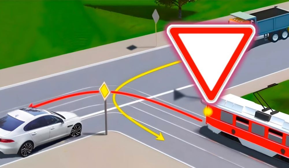 Помиляються 40% — яка черговість проїзду через перехрестя з трамвайними коліями - фото 2