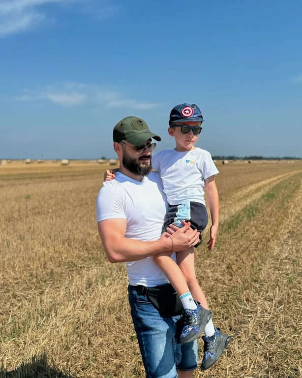 Андрей Фединчик со своим сыном Андреем