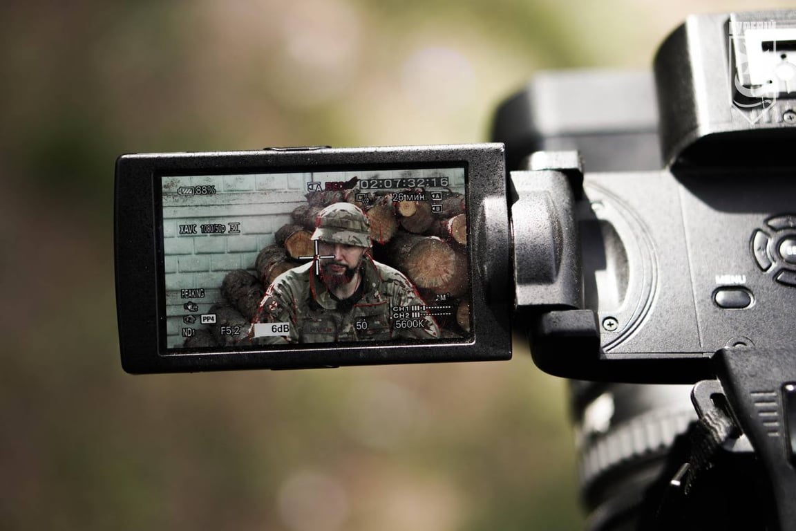 Офіцер бригади "Буревій" Віталій Марків. Фото: Новини.LIVE