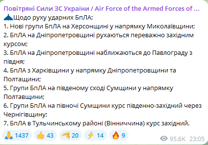 Атака БпЛА вночі 18 лютого 2025 року