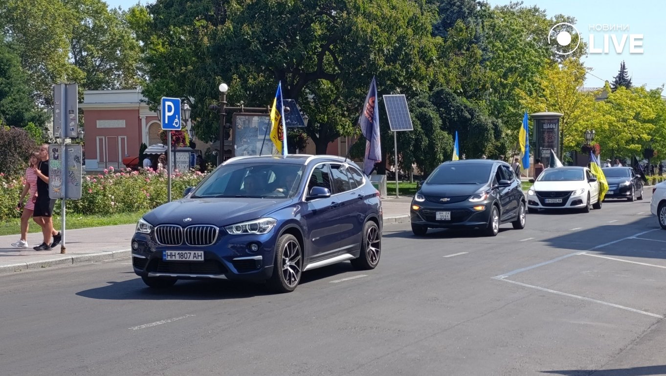 Автопробіг до Дня Незалежності в Одесі