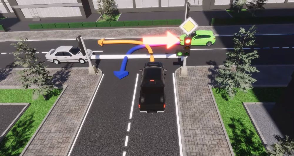 У якій послідовності роз'їдуться авто — розв'яжіть складну задачу з ПДР - фото 2