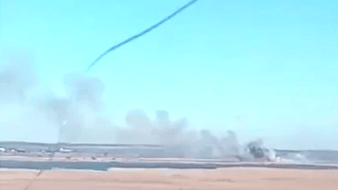 В Воздушных силах показали уничтожение российского самолета Су-34