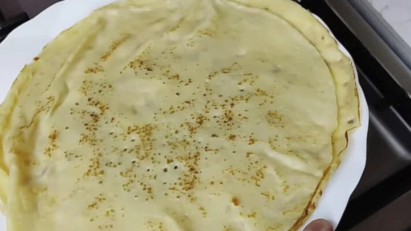 домашні млинці з м’ясом